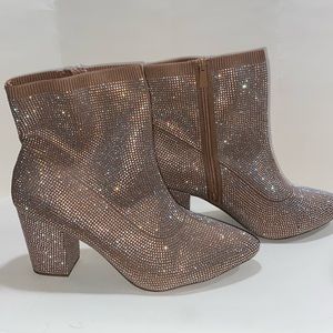 Torrid rhinestone wedge boot